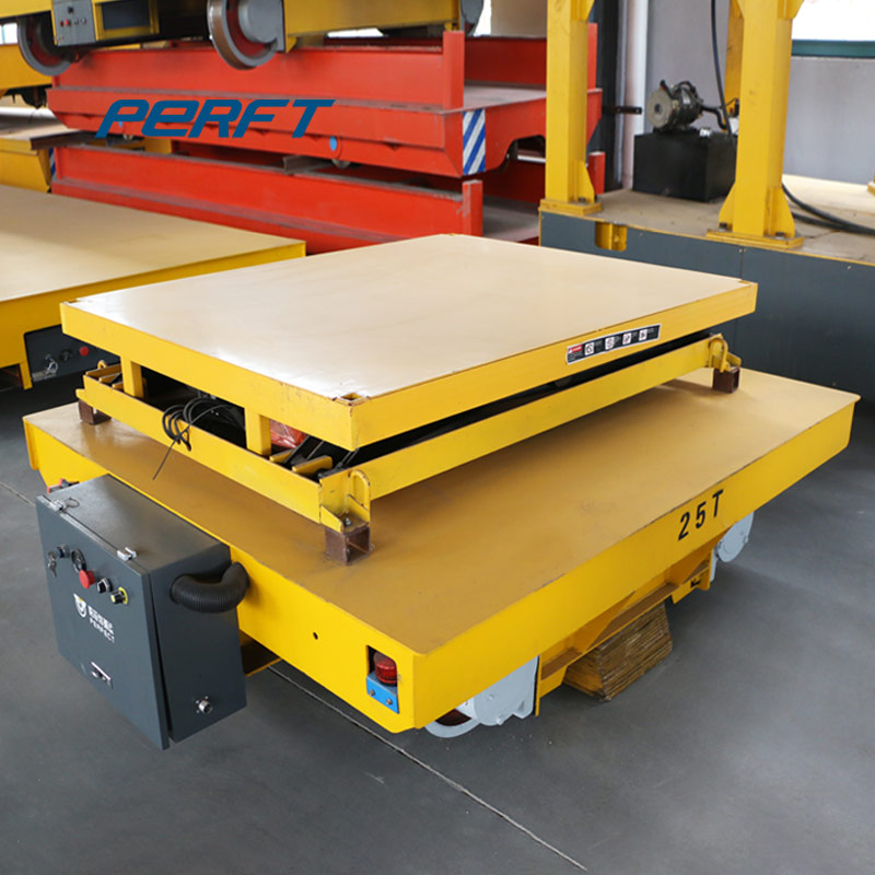 Electric 2 Tons Rail Transfer Cart To Move Hangdling Equipment For Foundry