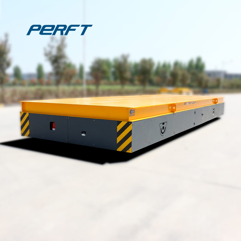 electric track flat car