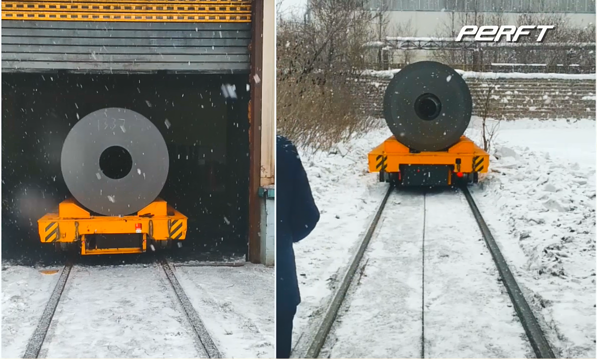Capacity 10T Coil Transfer Trolley On Rail for Handling Steel Coil