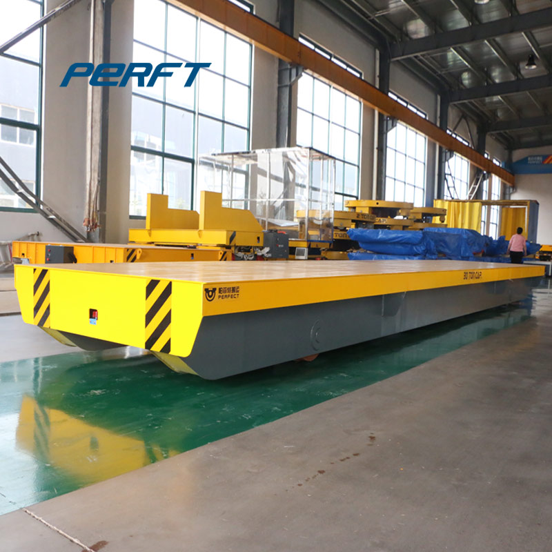 battery powered 10 tons mold transfer cart for shop floor material handling platform