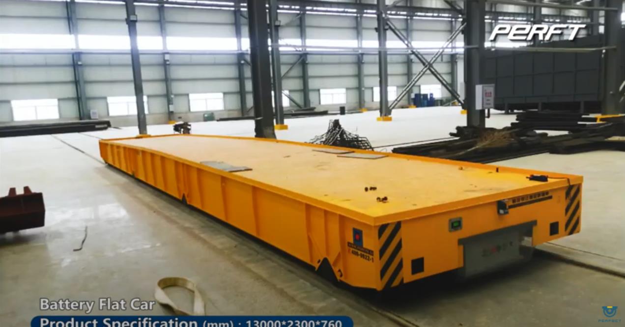 16tons Rail-running remote control material handling vehicle