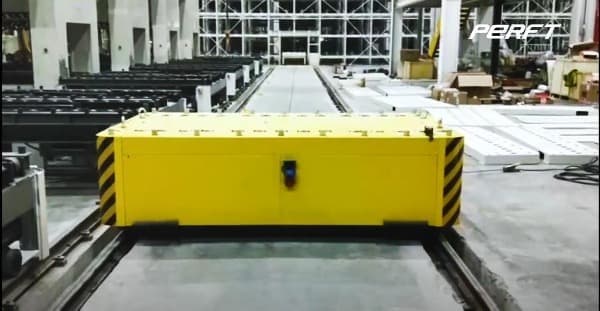 20T Cable power railway handling cart for factory wo move metal parts