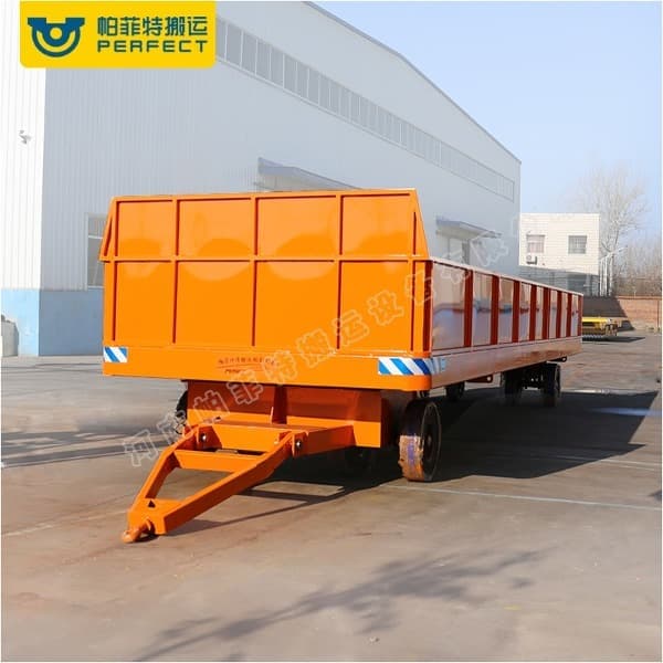 Factory towed flat trailer transfer trailer