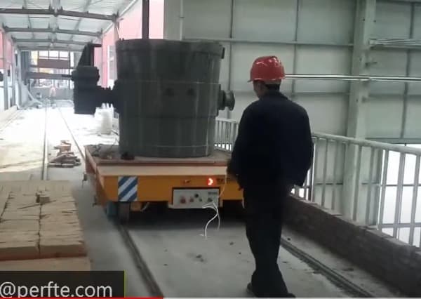 Ladle Transfer Carts Transport Steel water