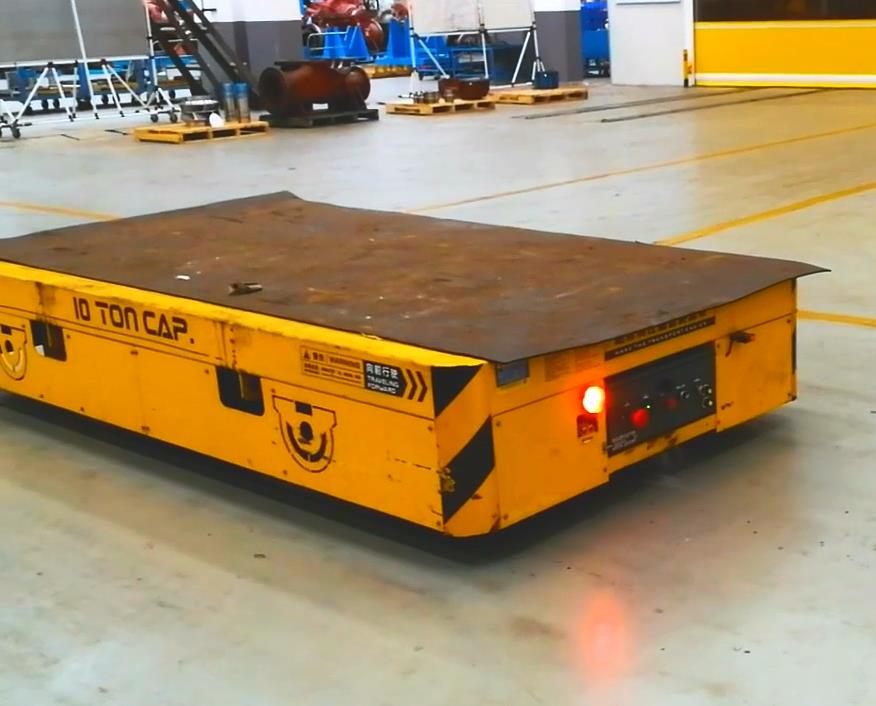 10 Tons trackless transfer bogie transport steel plate