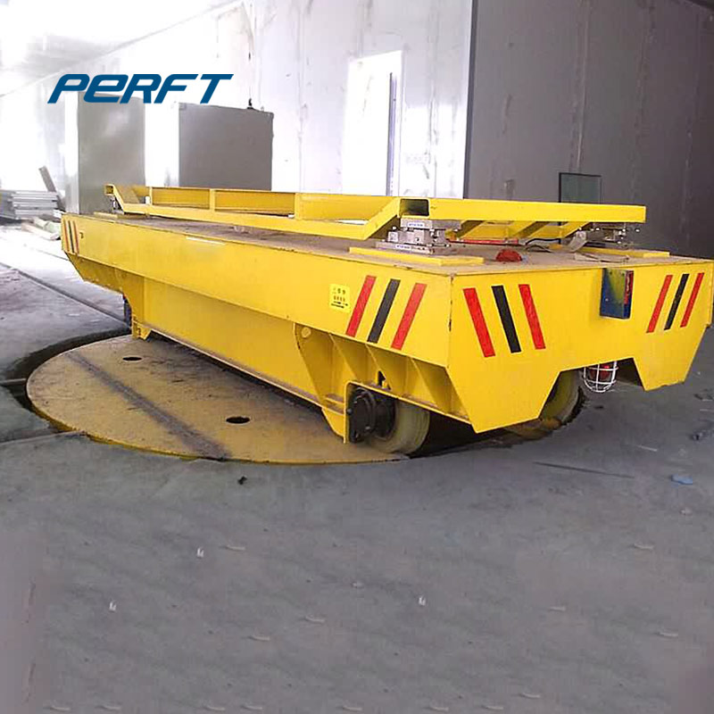 Battery Powered Electric Remote Control Railway Transfer Turntable for Factory Production
