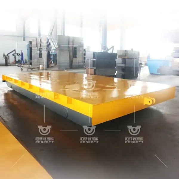 Platform Transfer Cart Heavy Material Transfer Cart Electric Molten Steel Transfer Car BWP 25T