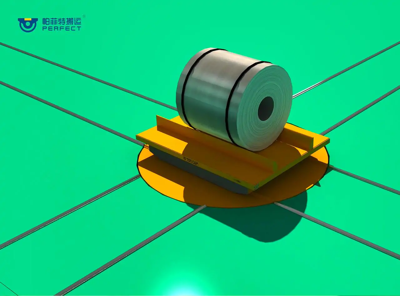Perfect-10T transfer cart to handling steel coil