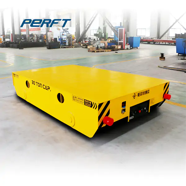 Factory Transport System 15 Ton Rail Transfer Cart