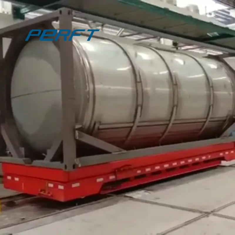 25T Battery Powered Rail Transfer Cart Video