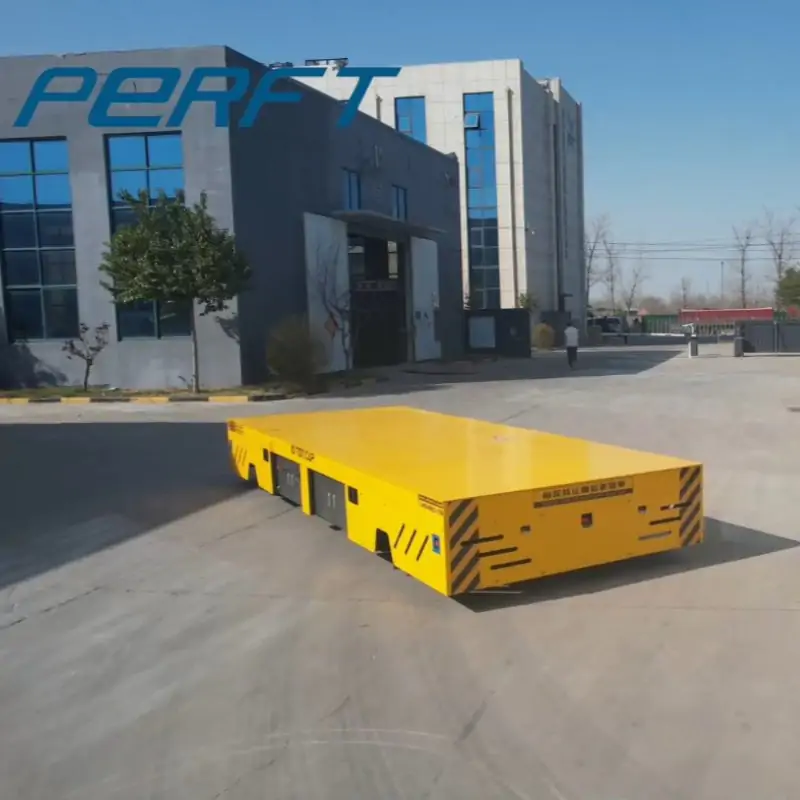 10 Ton Trackless Battery Powered Transfer Cart Video